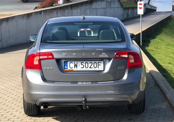 Volvo S60 cena 64900 przebieg: 179000, rok produkcji 2017 z Włocławek małe 704